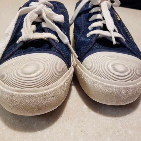 Nike Vintage 90s Y2K 9 Denim Slides Slip On Shoes Platform Women's Havoc Mules - Picture 4 of 9